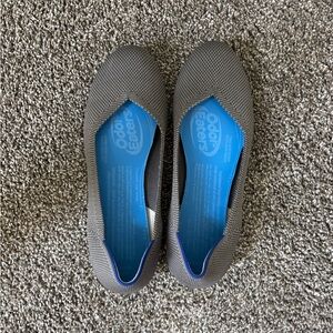 Rothy's Black and Gray Women's Flats